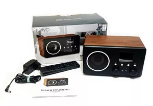 Radio wielofunkcyjne, cyfrowe BUDZIK, BT, FM, DAB+ ENVIVO ENV-1674BK CZARNE