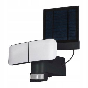 Solarny Reflektor zewnętrzny LED czujnik ruchu Lightzone 872-S-S czarny