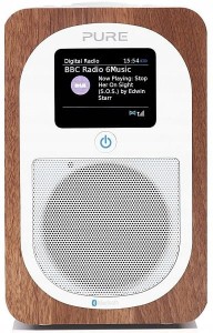 Wielofunkcyjne nowoczesne Radio sieciowe PURE Evoke H3 DAB+ BT orzech
