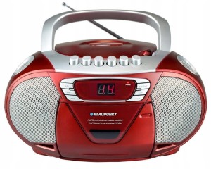 Boombox Radioodtwarzacz |Radio FM|CD|USB|Kaseta| Blaupunkt B11 RD (Outlet)