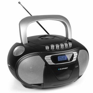 Boombox Radio FM, CD/MP3, USB, Kaseta, Blaupunkt B110 BK 