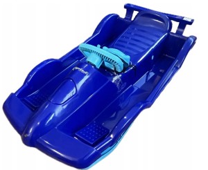 Sanki Nartosanki AlpenGaudi Race Blu z Kierownicą i Hamulcem 50 kg BL 