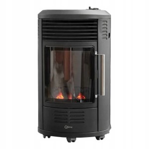 Kominek gazowy termostat zapłon elektryczny 44 m² 3,4kw Qlima GH8034 