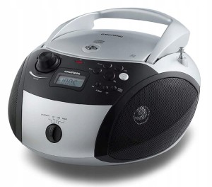 Boombox Radio GRUNDIG GRB3000 BT CD MP3 USB BT srebrny 