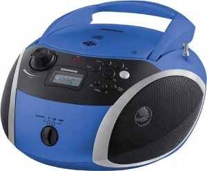 Boombox Radio GRUNDIG GRB3000 BT CD MP3 USB BT niebieski (Outlet)
