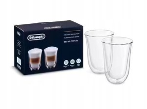Szklanki termiczne do lattemacchiato 2x330 ml DeLonghi DLSC312  (Outlet)
