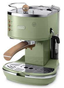 Ekspres kolbowy ciśnieniowy do kawy DeLonghi ECOV311.GR zielony/oliwkowy  