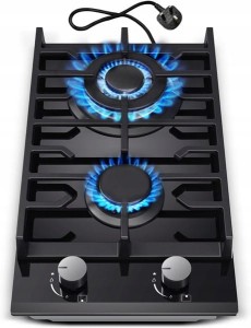 Gazowa Płyta 2 Palniki 30 cm Zabudowa 5200 W TopStrong PG3021BG-CC7B 
