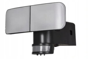 Lampa LED ogrodowa Reflektor zewnętrzny z czujnikiem ruchu LightWay 872-B-B