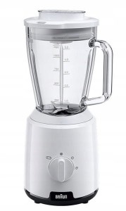 Blender Kielichowy szklany 2 prędkości Braun JB1050WH 600W Biały (Outlet)