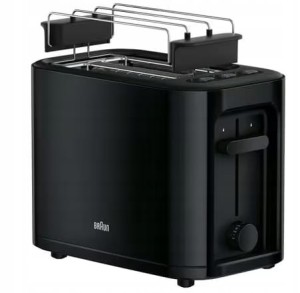 Toster z rusztem do pieczywa Braun HT3010BK 1000W