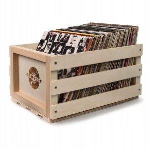 Skrzynka do przechowywania płyt winylowych gramofon CROSLEY AC1004A-NA 