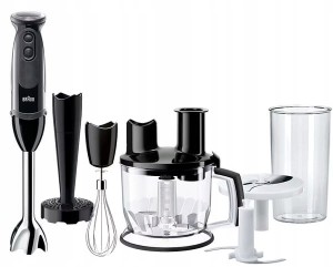 Blender Ręczny, Malakser 1000W Braun MQ5277BK (Outlet)
