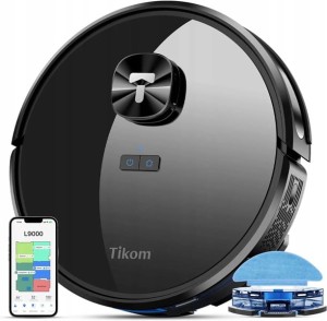 Robot odkurzający odkurzacz z funkcją mopowania wycierania Tikom L9000B (Outlet) (1)