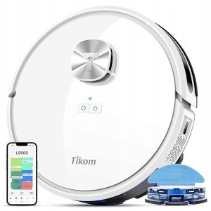 Robot odkurzający odkurzacz z funkcją mopowania wycierania Tikom L9000W 