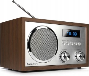 Radio sieciowe, kuchenne RETRO DAB+ Bluetooth AudioAffairs NRD010 (Outlet)
