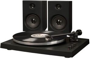 Gramofon z głośnikami 2-biegowy Przedwzmacniacz BT Crosley T150B BK 