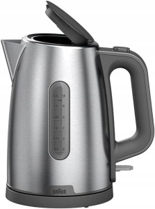 Czajnik elektryczny bezprzewodowy 2200W 1,7l Braun WK1500GY (Outlet)