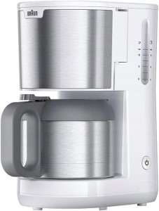 Ekspres do kawy przelewowy 1,2 l 9 filiżanek Braun PurShine KF1505 WH (Outlet)