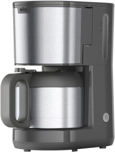 Ekspres do kawy przelewowy 1,2 l 9 filiżanek Braun PurShine KF1505 GY (Outlet)