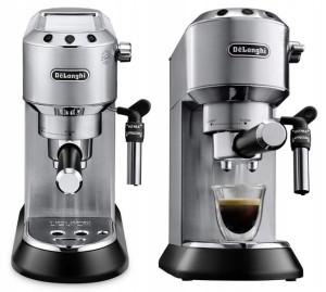 Ciśnieniowy Ekspres kolbowy do kawy spieniacz SLIM DeLonghi EC685.M   (1)
