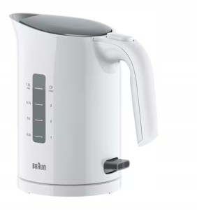 Czajnik Elektryczny Bezprzewodowy 2200W PurEase Braun WK3000WH (Outlet)