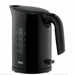 Czajnik Elektryczny Bezprzewodowy 2200W PurEase Braun WK3000WBK (Outlet)