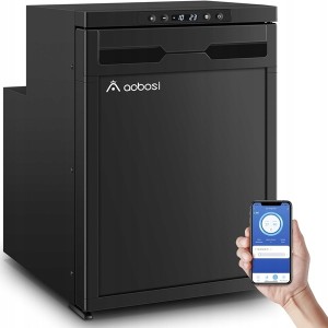 Lodówka kompresorowa do zabudowy kamper 12/24 V do -20°C AOBOSI CR50x 