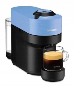 Ekspres do kawy na kapsułki Nespresso Vertuo DeLonghi ENV90.A niebieski (Outlet)