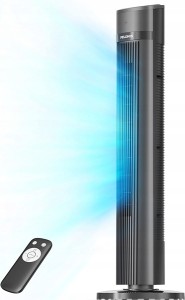 Wentylator kolumnowy stojący cichy 4 prędkości timer PELONIS 90° 