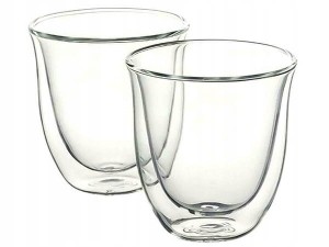 Szklanki termiczne do Cappuccino DeLonghi 2x190 ml DLSC311 (Outlet)