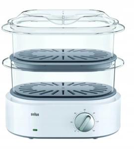 Urządzenie do gotowania na parze parowar Braun FS5100WH