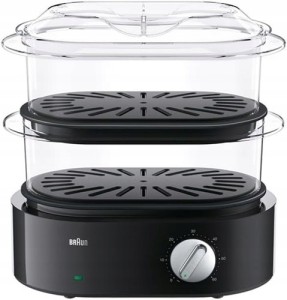 Urządzenie do gotowania na parze parowar Braun FS5100BK