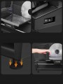 Krajalnica Domowa 250W Regulowana Grubość 3 Ostrza Stal FOHERE SL-5191M23D