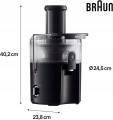 Wyciskarka do cytrusów sokowirówka Braun MultiJuice 5 SJ5000BK