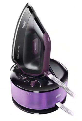 Żelazko z generatorem pary Stacja parowa Braun CareStyle Compact IS2144BK