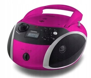Boombox Radio GRUNDIG GRB3000 BT CD USB MP3 różowy