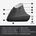 Myszka Logitech MX Vertical Grafitowy
