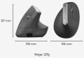 Myszka Logitech MX Vertical Grafitowy