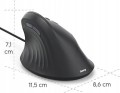 Mysz ergonomiczna praworęczna przewodowa hama ECM-500