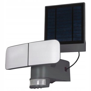 Solarna lampa zewnętrzna LED z czujnikiem ruchu Lightzone 872-S-G szary (Outlet)