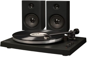 Gramofon z głośnikami 2-biegowy Przedwzmacniacz BT Crosley T150C BK  (1)