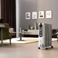 Grzejnik elektryczny olejowy 2500W 12 żeber Delonghi TRRSE1225