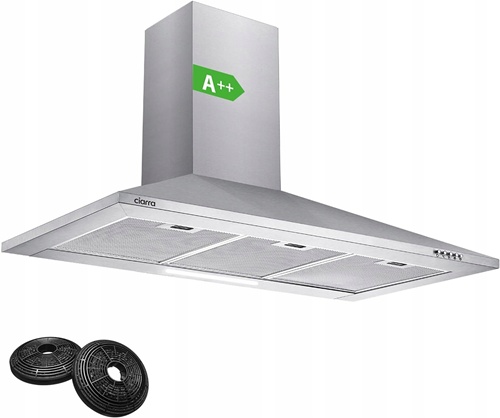 Okap kuchenny ścienny 90 cm A++ 370m³/h CIARRA CBCS9201