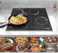 Płyta ceramiczna kuchenka 60 cm 4 palniki 6700W COOKSIR CSC-D46701-AL-BB