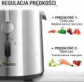 Sokowirówka 850W, 2 prędkości, duży otwór Twinzee SD80B