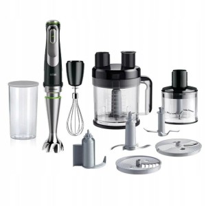 Blender Ręczny 1200W MultiQuick 9 malakser szatkownica Braun MQ9195XLI