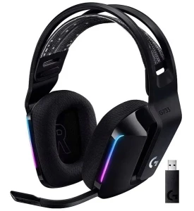 Słuchawki bezprzewodowe Nauszne Dźwięk przestrzenny Czarny LOGITECH G733