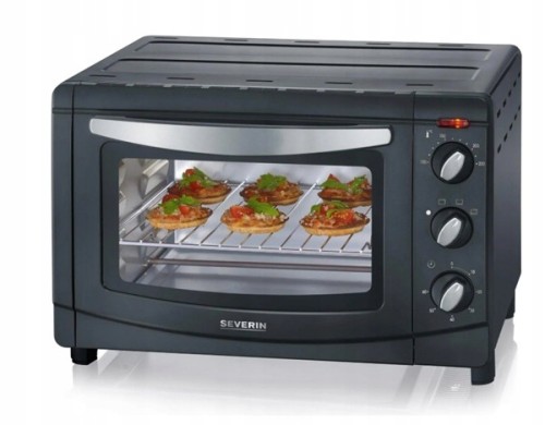Mini piekarnik elektryczny do pieczenia pizzy grill 20l Severin TO9560