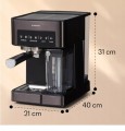 Ciśnieniowy Ekspres kolbowy 1350W Klarstein Arabica Comfort 10041523